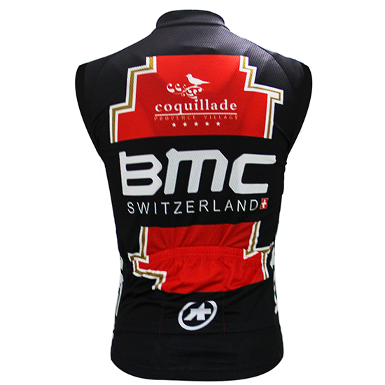 Gilet antivento BMC 2017 rosso